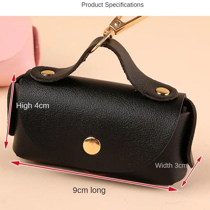 Stylish Faux Leather Pet Waste Bag Holder – Portable &amp;amp; Practical