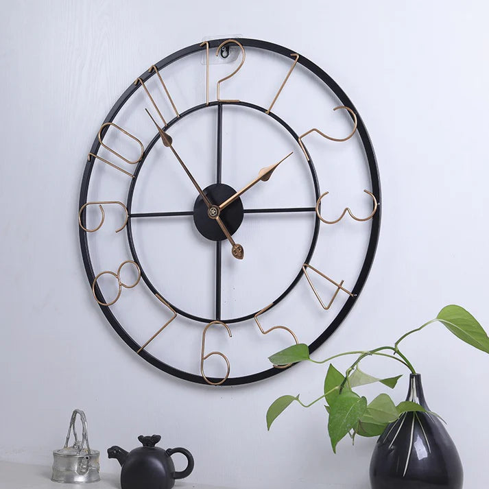 Horloge murale vintage en bois – Ambiance rustique pour tout intérieur
