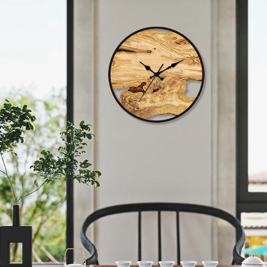 Transparent Minimalist-Design Wall Clock
