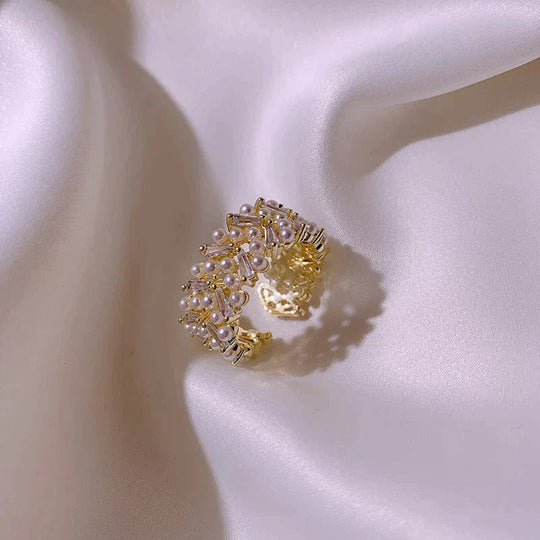 Bellissimo Anello con Perla Regolabile