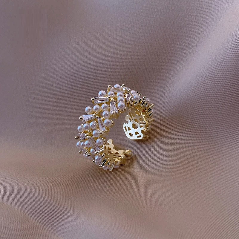 Bellissimo Anello con Perla Regolabile