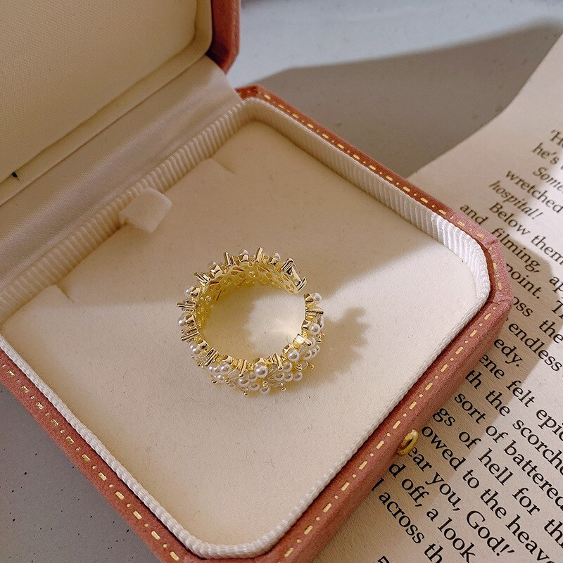 Bellissimo Anello con Perla Regolabile