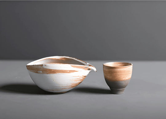 Matcha-set van Keramiek en Bamboe – 4-delig – Japans Theeset