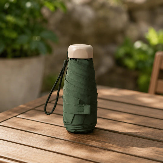 Mini Paraplu – Ultralicht, Zon- &amp; Regenbescherming
