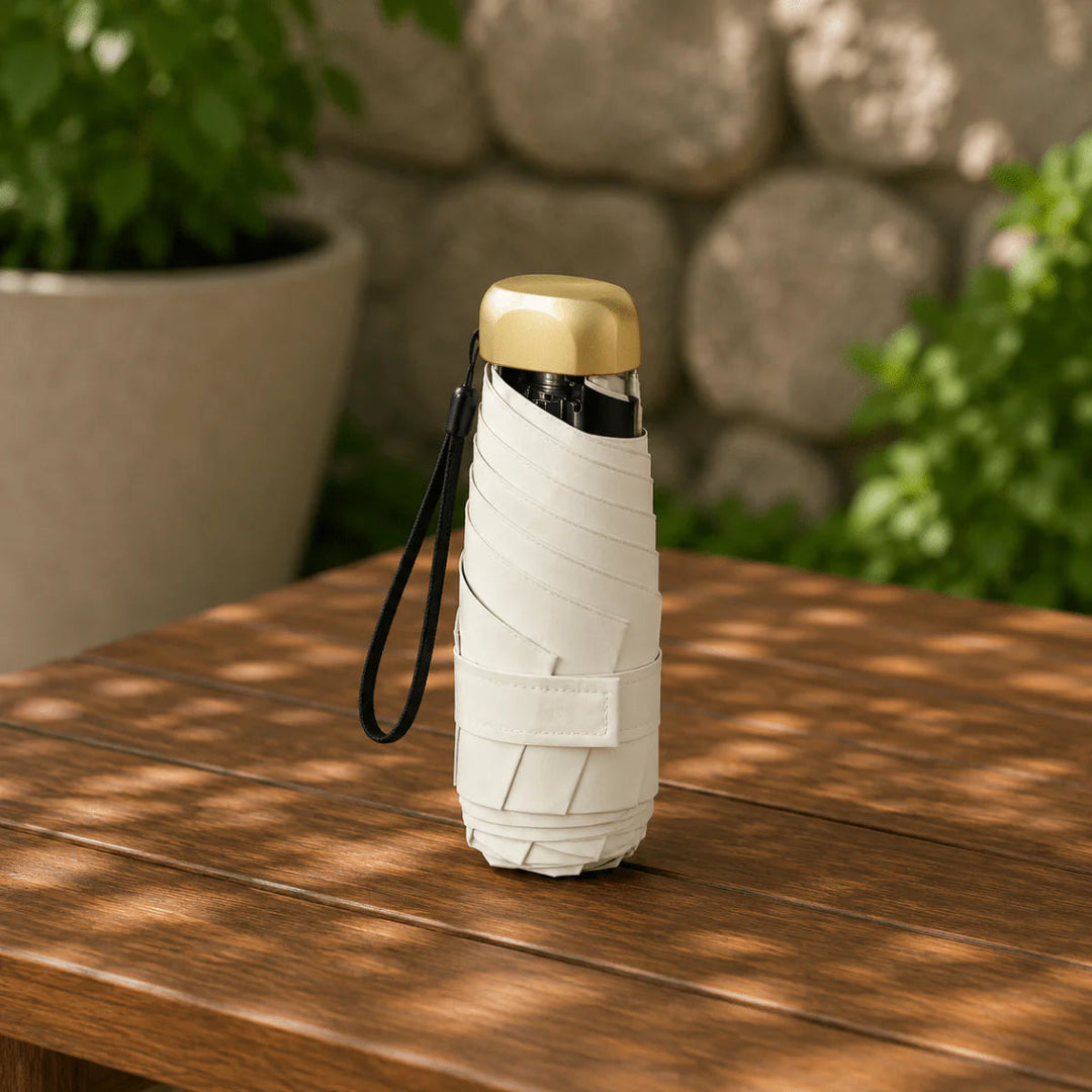 Mini Paraplu – Ultralicht, Zon- &amp; Regenbescherming