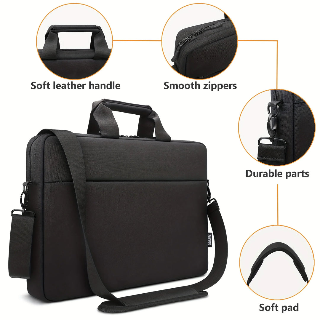 Multifunctionele Laptop Schoudertas – 14/15/17 inch TSA-Compatibel voor Werk &amp; Reizen
