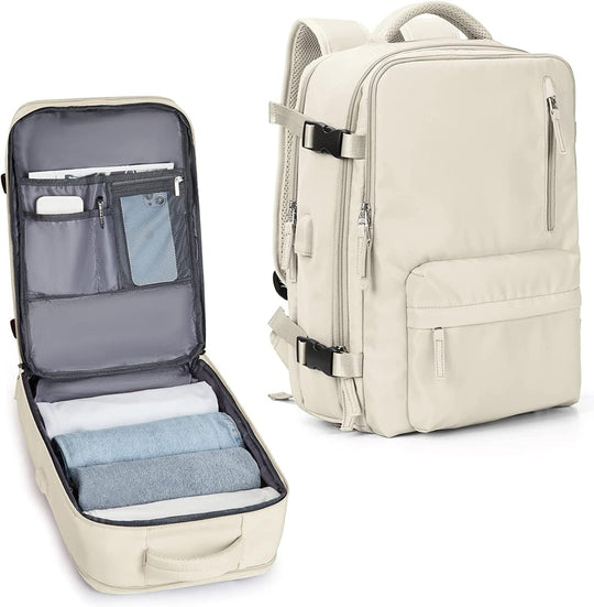 Reisrugzak 40L Waterdicht – Schoenvak, USB-poort &amp; Laptopvak