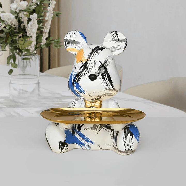 Bären-Harzfigur für Tischplatte