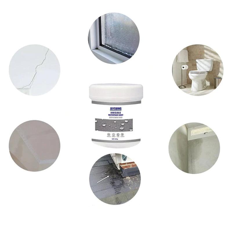 Transparent rubber paste