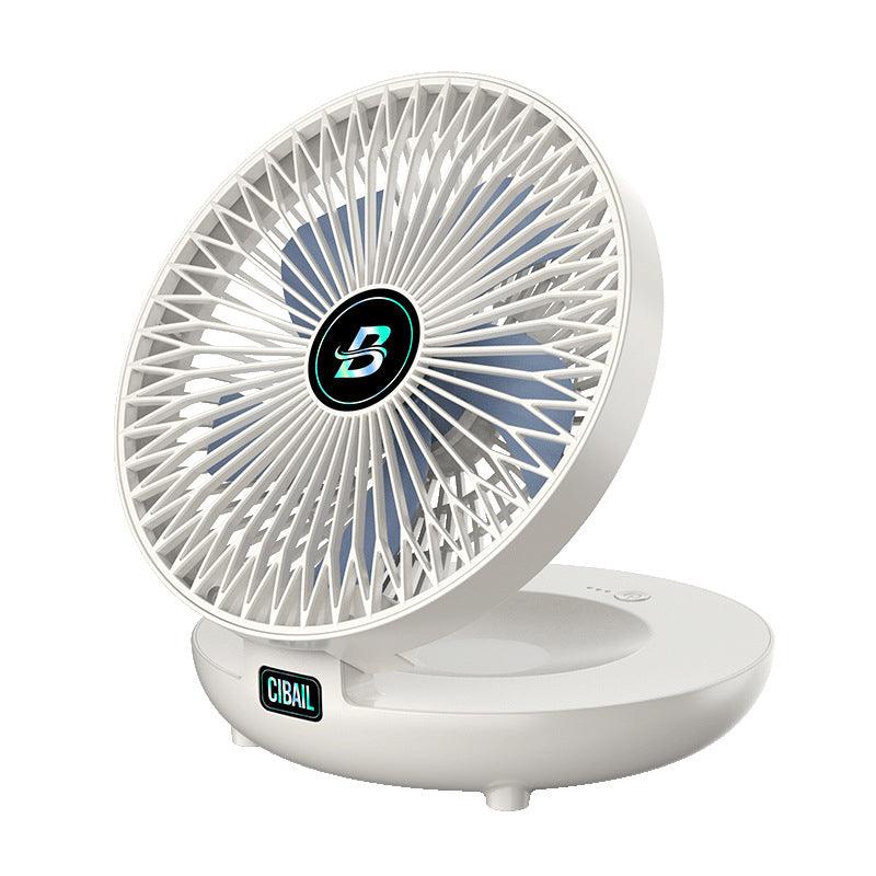 Mini-Ventilator wiederaufladbar – Tisch- und Wandgerät, kabellos, leise